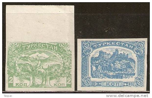 turkestan stamps