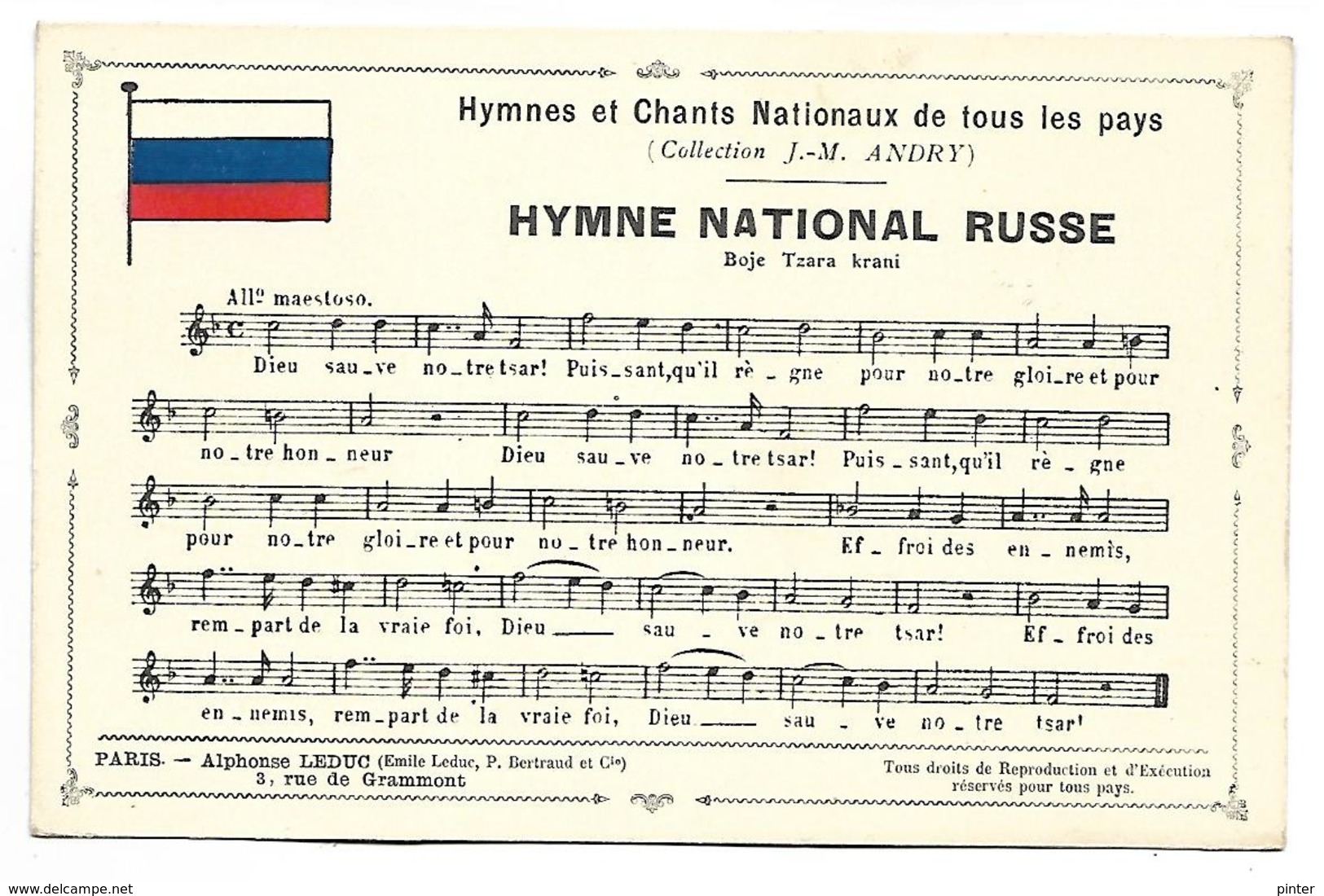 Russia - RUSSIE - Hymne National Russe